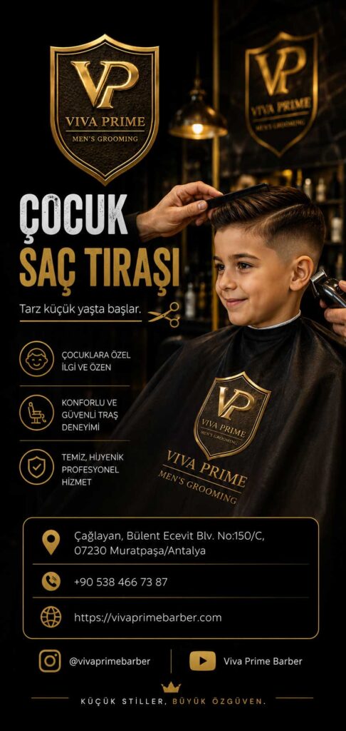 Çocuk Saç Tıraşı 1 Çocuk Saç Tıraşı
Profesyonel ve konforlu çocuk saç kesimi deneyimi.