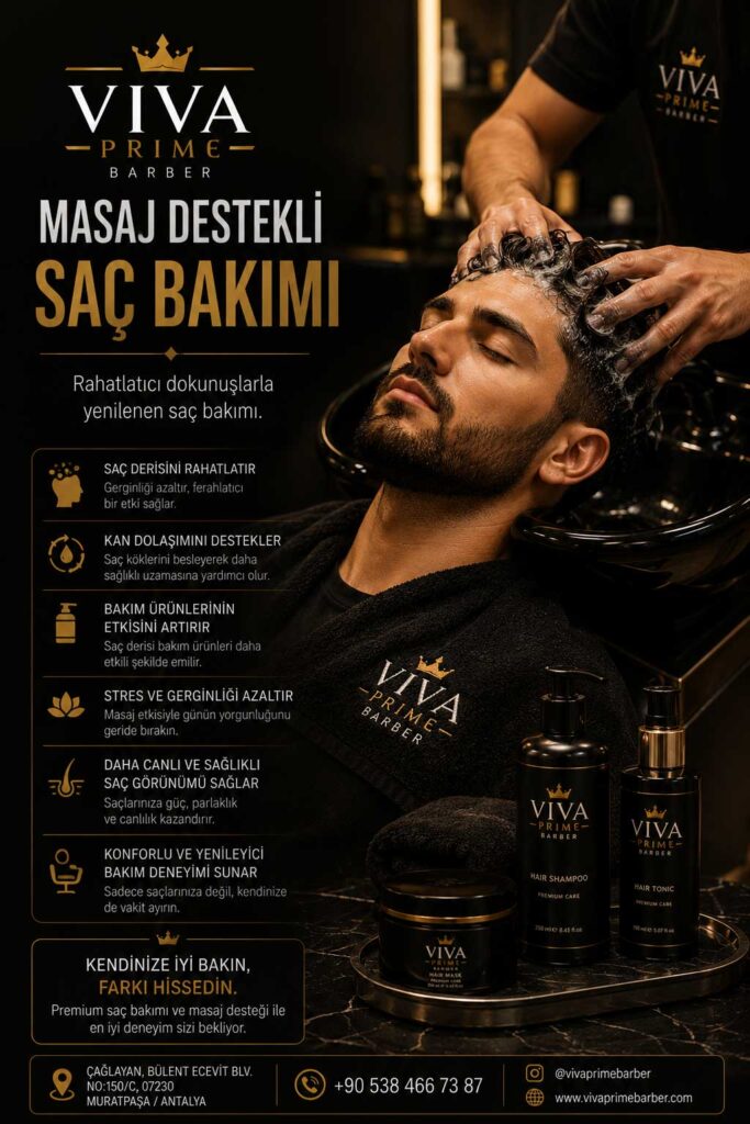Masaj Destekli Saç Bakımı 1 Masaj Destekli Saç Bakımı
Rahatlama, bakım ve konforu bir arada yaşayın.